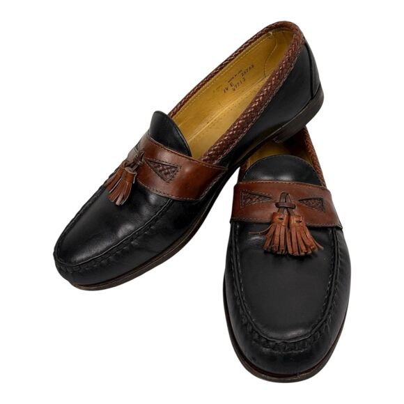 Allen Edmonds Maxfield Men\'s Shoes US 14 E Black Brown  USA  Leather Loafer main image 5